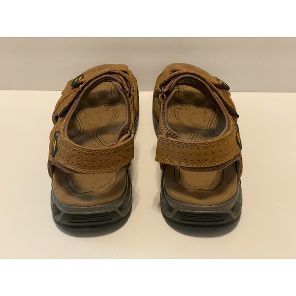 Camel Crown Men\'s Leather Sandals Brown Camel 7837 Size 7 main image 5